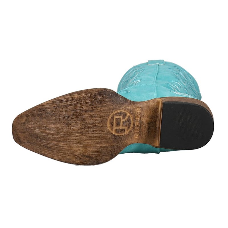 ROPER بوتات كاجوال نسائية رويبر رايلي مزخرفة بقدم مدببة كعب منخفض 1-2" - أزرق - مقاس 6 م - Image 5